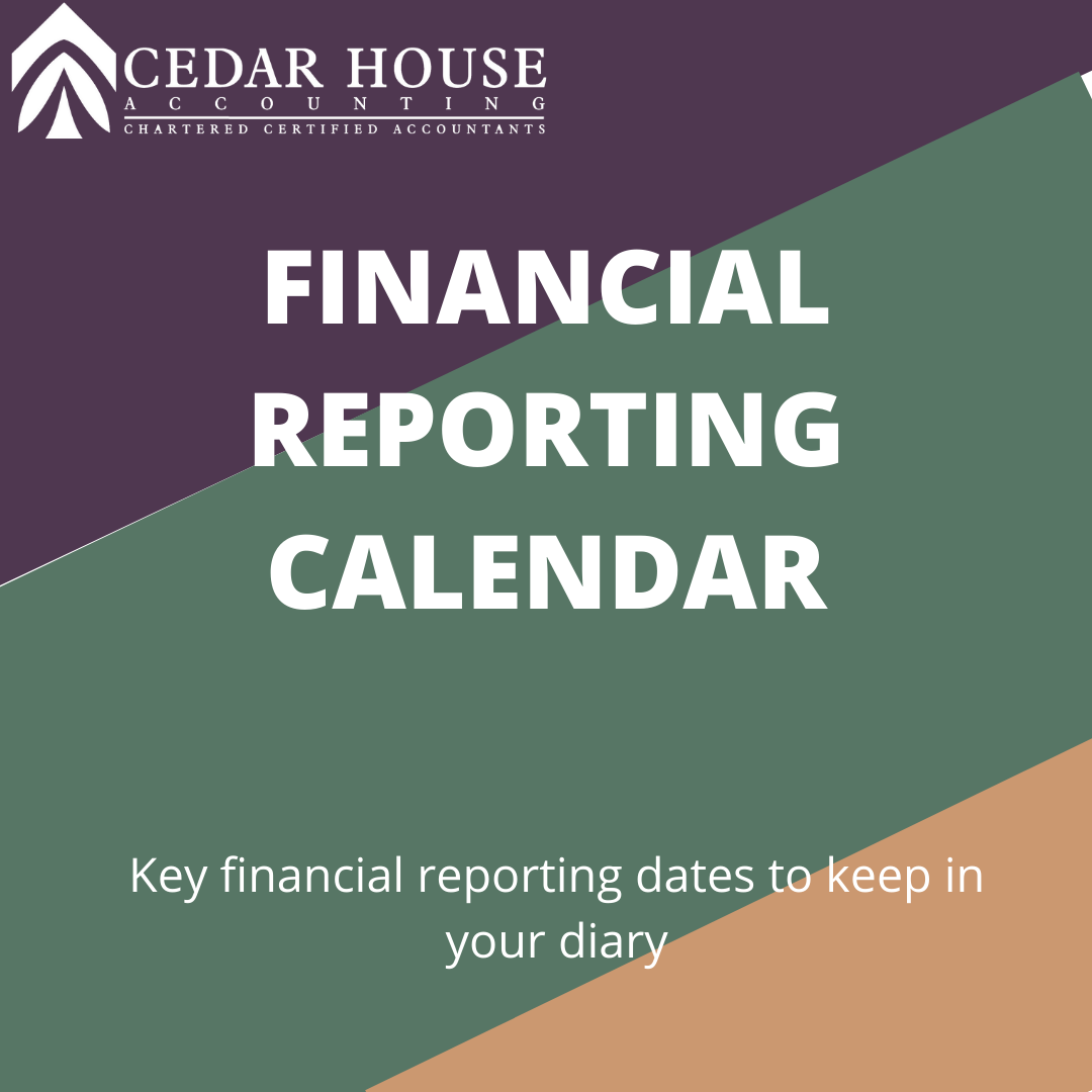 financial reporting dates